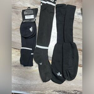 Soccer knee high socks.  Adidas and WigWam.  New and barely worn socks.